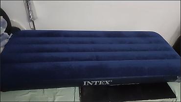 Надувные матрасы: Надувной матрас, Новый, Полуторный, Intex, Самовывоз, Платная доставка, длина - 191 см — 5