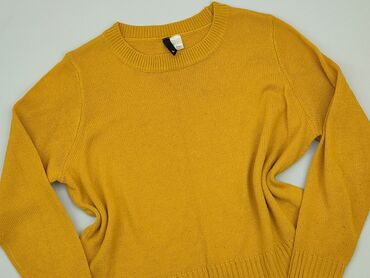żółte bluzki mohito: Sweter, H&M, L (EU 40), condition - Good