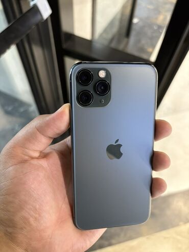 чехол на айфон 11 pro: IPhone 11 Pro, Колдонулган, 256 ГБ, Matte Midnight Green, Коргоочу айнек, Каптама, 100 %