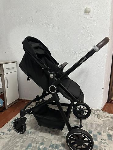 Коляски: Детская коляска-трансформер Huggerkids (шасси + автолюлька+прогулочное — 4