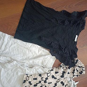 stradivarius s: Ženska letnja garderoba – paket,300d - Crna majica bez rukava sa — 1