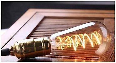 Rasveta: LED Retro Edison filament sijalica dimabilna toplo bela 3-6W. Prolećna — 1