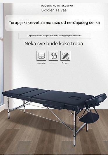 Medicinski nameštaj: Predstavljamo terapeutski krevet za masažu sa okvirom od nerđajućeg — 1