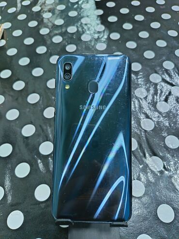 samsung galaxy a 30 qiymeti: Samsung Galaxy A30, rəng - Qara, Barmaq izi