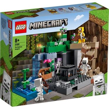 mjagkie igrushki minecraft: Lego Minecraft 21189 Подземелье скелета ☠️, рекомендованный возраст