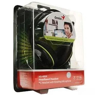 Zvučnici, slušalice i mikrofoni: Genius HS-400A PC headset sa rotirajućim mikrofonom - Tip: žičane — 16