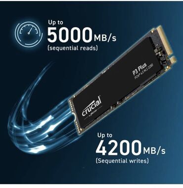 crucial: Crucial P3 Plus 500gb 4-cü nəsil SSD