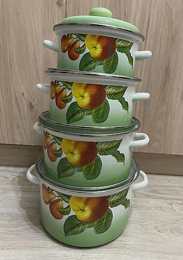 Кастрюли: НАБОР ЭМАЛИРОВАННЫХ КАСТРЮЛЬ “ДАРЫ ЛЕТА” ОТ “СТАЛЬЭМАЛЬ” МАТЕРИАЛЫ — 2