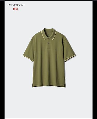 ander: Мужское поло UNIQLO x JW Anderson - Классическое поло в оливковом — 3