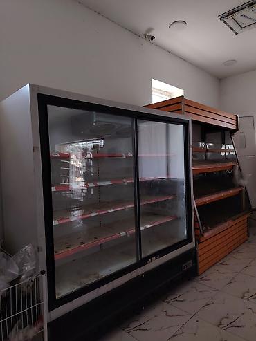 etiket printeri: Mağaza/market üçün iki qapılı şüşə vitrin soyuducu - Ön hissə — 1