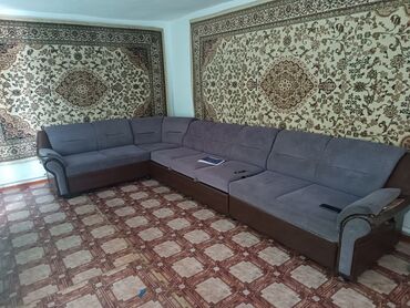 угловой диван канцлер: Угловой диван, С ящиками, Трёхместный и более, Велюр
