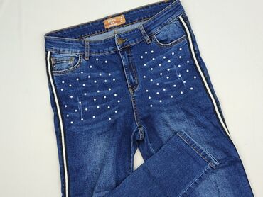 srebrne jeansy: Janina, Jeans for women, size L