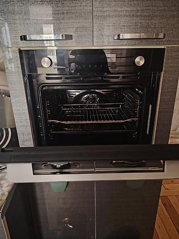 17 pro 512: Quraşdırılan elektrik sobası - İnox/qara şüşə ön panel, sensor — 1