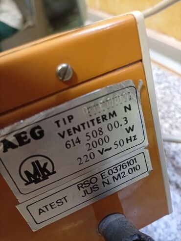Kaloriferi: AEG-MTK električni grejač/ventilator za prostorije. skroz malo — 5