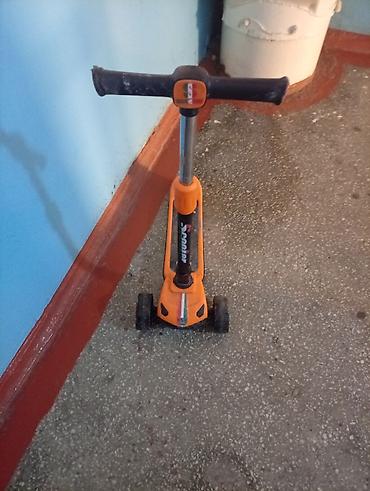 самокат 3в1 scooter: Детский трёхколёсный самокат Scooters, оранжевый. - Тип: трёхколёсный — 2