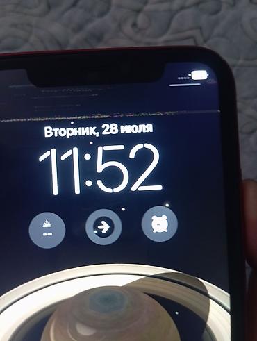 кол чырак фото: IPhone Xr, Колдонулган, 64 ГБ, Кызыл, Заряддоочу түзүлүш, 100 % — 1