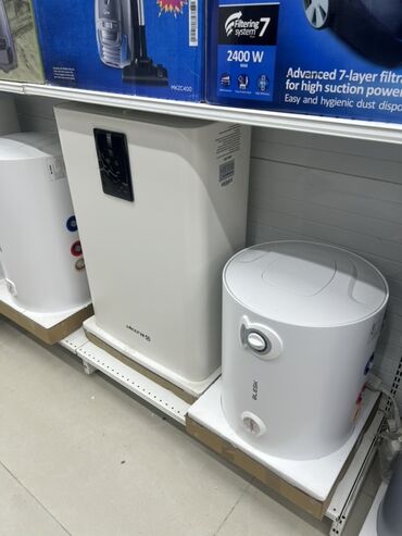 Накопительные водонагреватели: Накопительный водонагреватель Объем бака: 100 л, Электрический, Регулятор температуры, Эмалированная сталь, Новый — 3