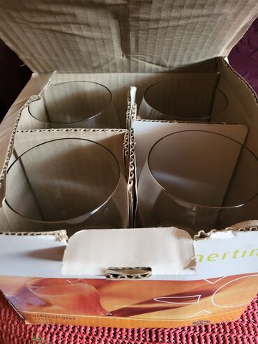 Čaše: Case vintaz,nove kristalne Stolzle O. nemacke. Univerzalne case,za — 5