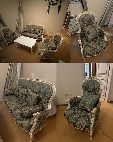 Divan kreslo dəsti satılır 550₼. Ünvan şıxın. 1939. Fatimə99 lalafo.az -da Divan kreslo dəsti satılır 550₼. Ünvan şıxın. 1939. Fatimə99