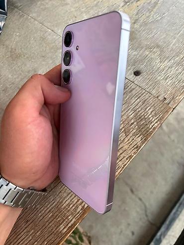 sierra blue: Samsung Galaxy A55 5G, 256 GB, rəng - Bənövşəyi, Barmaq izi — 4