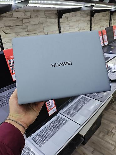 huawei komputer qiymeti: Huawei noutbuk – 14" FHD IPS ekran, Intel Core i3-1215U prosessor, 8 — 3