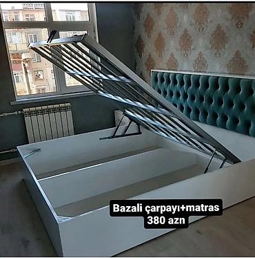 Çarpayılar: Yeni, İkinəfərlik çarpayı, Bazalı, Matras ilə, Siyirməsiz, Azərbaycan — 1