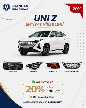 varta: CHANGAN UNI-Z ehtiyat hissələri • Model uyğunluğu: Changan UNI-Z • — 1