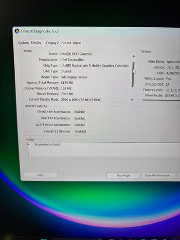 ASUS: İşlənmiş ASUS ROG, 16 ", Intel Core i7, 1 TB, Ödənişli çatdırılma, Ünvandan götürmə, Rayonlara çatdırılma — 10