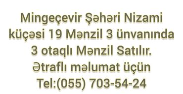 ecemide kohne tikili 3 otaqli evler: Mingəçevir, 2 otaqlı, Köhnə tikili, 30 kv. m