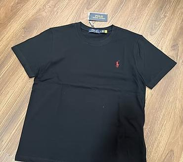 Футболки: Мужская футболка, Ralph Lauren, M, цвет - Черный — 2