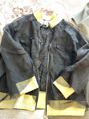 qadin ucun kurtkalar: Brend: TWIST Model: Şəffaf/dantelli bomber gödəkçə - Bədən: qara — 1