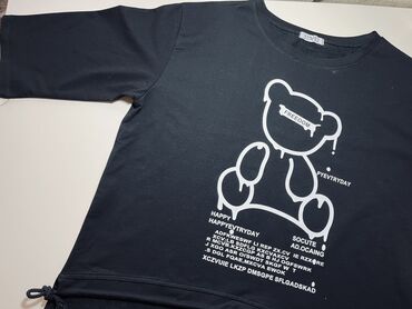 базовая футболка оверсайз мужская: Футболка XL (EU 42), 2XL (EU 44), цвет - Черный