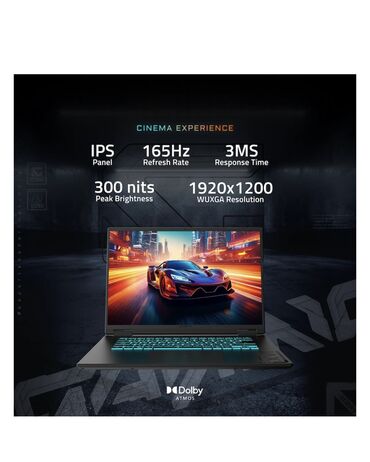 компютерные игры: Ноутбук, Gigabyte, 16 ГБ ОЗУ, Intel Core i7, 16 ", Новый, Для работы, учебы, память SSD