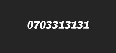 SİM-kartlar: Nömrə: ( 070 ) ( 703313131 ), İşlənmiş