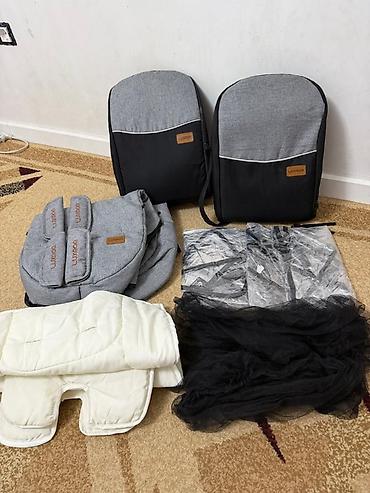 баа: Прогулочные коляски Luxmom (2 шт.) в сером цвете 2 коляска сатылат — 9