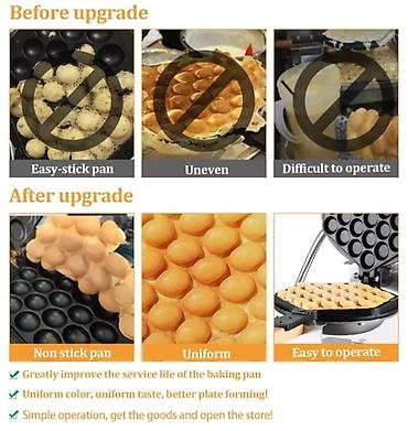Digər restoran, kafe avadanlığı: Bubble vaffle Professional model Ev restoran sexler üçün rahatlıqla — 4