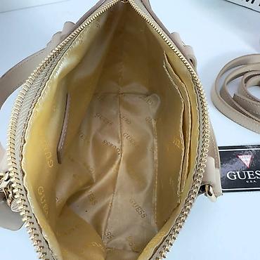 Torbe: Mini torba Guess 1981 – monogram platno - Model: mini tote/crossbody — 13