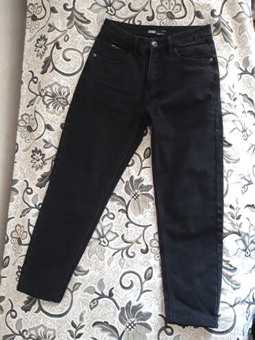 бордовые джинсы женские: Джинсы цвет - Черный
