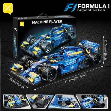 Игрушки: Конструктор F1 Racing Car 1163 деталей размер собранной модели: 48 ×