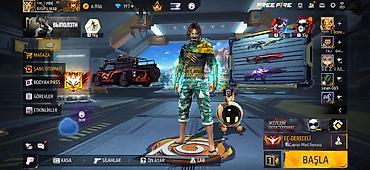 coban geyimi: Free Fire oyun hesabı – yüksək səviyyəli kosmetik kolleksiya - Oyun — 1