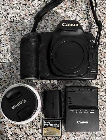 Fotokameralar: Canon 5D mark 2 + yongnuo 50 mm version 2 metal govdeli 173k probeg