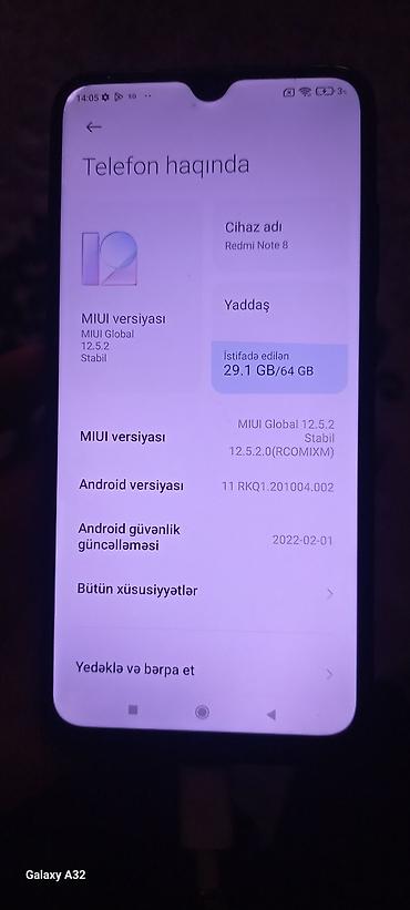 redmi note 8 64: Redmi Note 8, 64 GB, rəng - Qara, Barmaq izi — 3