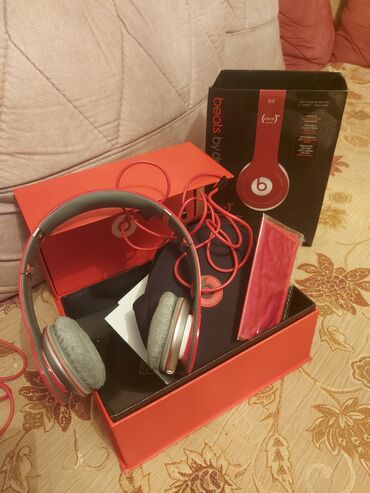 İşlənmiş Simli Qulaqcıqlar, Beats by Dr. Dre, rəng - Qırmızı