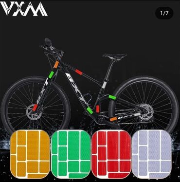 купить замок для велосипеда: Светоотражающие наклейки для велосипеда
