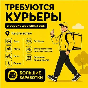 750: Требуется Автокурьер, Велокурьер, Мото курьер Работа в выходные, Гибкий график, Техподдержка, Студент — 1
