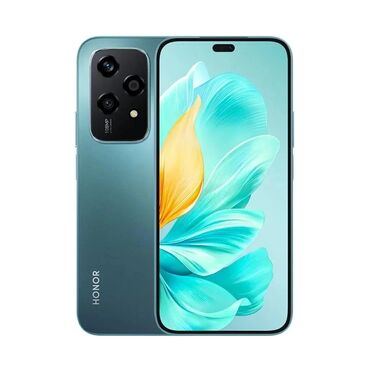 телефон сотка: Honor 200 Lite, Колдонулган, 256 ГБ, түсү - Көк, 2 SIM