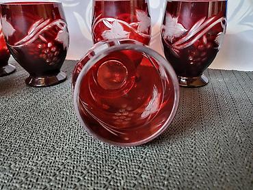 Ostali antikviteti: Case bohemija kristal za vino,rucni rad 1950g+. Bohemija case za vino — 11