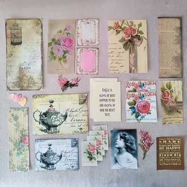 Ostale dečije stvari: Repromaterijal za scrapbook/kolaž/ilustrovani dnevnik
 
Povoljno — 9