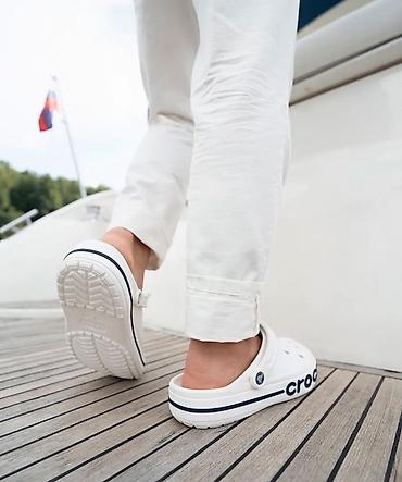 Босоножки, сандалии, шлепанцы: Мужские сандалии, 36, Crocs, Новый, цвет - Белый, Самовывоз, Бесплатная доставка, Платная доставка — 8