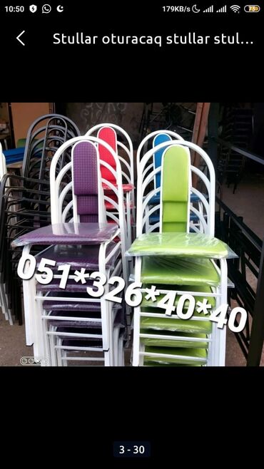 Stullar: Mətbəx üçün, Yeni, rəng - Ağ Stul — 3